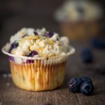 Blueberry streusel muffins per Cakes lab